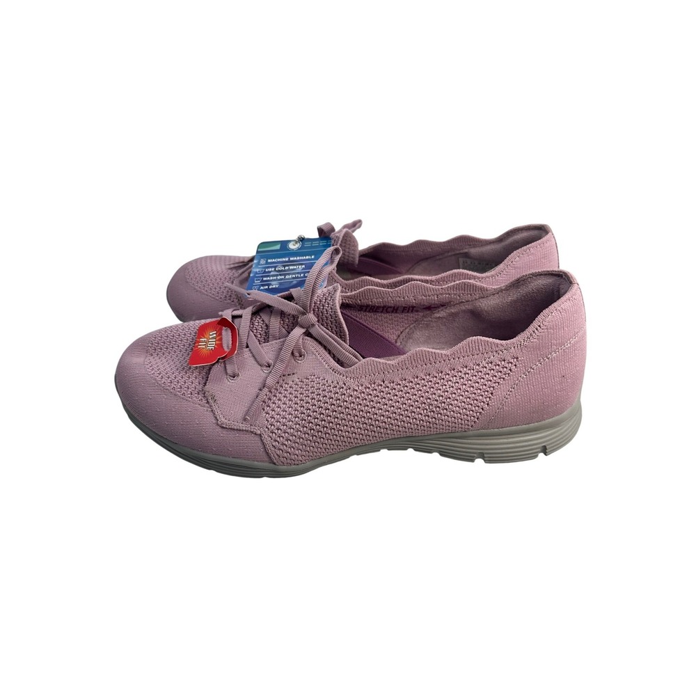 NWT Women's Slip On Pink Sketcher Wide Fit Memory Foam Size 9.5